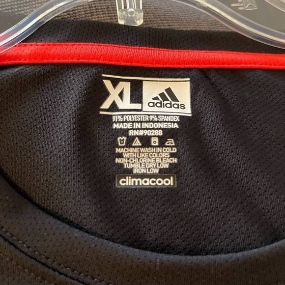 Adidas Climacool black crewneck athletic workout long sleeve top. Men's XL - Picture 5 of 12